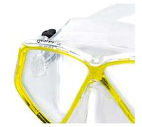 Mares Zephir Jr - Maschera subacquea per bambini con doppia lente temperata, micro-frame, faciale in siliter e fibbie EZ Adjust 360°