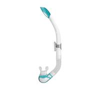 Mares Bay - Snorkel adulto con valvola di scarico rapido, boccaglio in silicone morbido e clip scorrevole, ideale per snorkeling