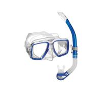 Mares Combo Ray - Set maschera e boccaglio adulto, maschera Ray personalizzabile, boccaglio Bay semi-secco in silicone, snorkeling e immersione ricreativac