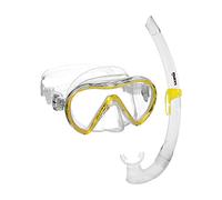 Mares Aquazone Combo Vento, Combo Composto da Maschera e Boccaglio Adulto - Unisex, Giallo