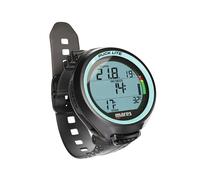 Mares Computer Subacqueo Puck Lite | Computer Subacqueo Stile Orologio con Controllo a Un Pulsante per Immersioni in Apnea e Subacquee - Aqua