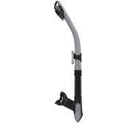 Mares Ergo Dry - Boccaglio unisex per adulti, resistente, leggero, attrezzatura per immersioni e snorkeling, con tappo asciutto e bocchino ergonomico, nero/grigio chiaro