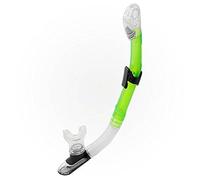 Mares Ergo Dry Snorkel Subacqueo Free Diving Lime