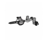 Mares, Regulator Atlas ADJ 62X Tbp, Dispenser subacqueo, Multicolore, DIN, Unisex Adulto