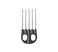 Mares Fiocina Inox-Cinque Punte, Multi Unisex - Adulto, Nero, Taglia Unica