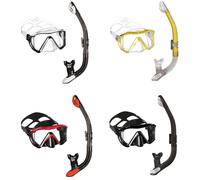 Mares I3 Maschera Subacquea + Mares Ergo Dry Snorkel Vari Colori