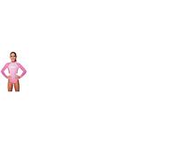 Mares Rash Guard Junior - Short Sleeve - Girl, Maglia Protettiva per Snorkeling e Nuoto con Manica Corta, Bambina, Rosa, M