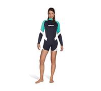Maglia per sport acquatici Mares Rash Guard Trilastic a maniche lunghe, nera e blu, donna - L