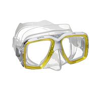 Mares Ray, Maschera Snorkeling Adulto - Unisex, Giallo Trasparente/Trasparente
