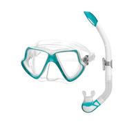 Mares Set Maschera E Boccaglio Snorkeling Wahoo Silicone White Clear