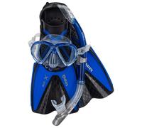 Mares - Set X-One Marea - Set boccaglio 35-38 - S/M blu
