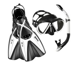 Mares - Set X-One Marea - Set boccaglio 44-47 - L/XL bianco/nero