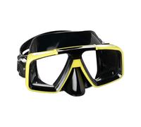 Mares Starfish, Maschera da Snorkeling, Unisex - Adulto, Giallo/nero, Taglia Unica