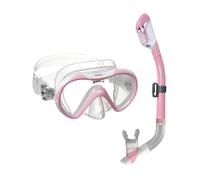 Mares Vento Jr. Set Di Snorkeling Dry Con Snorkel Secco Blu O Rosa