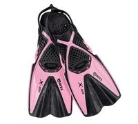 Mares X-One Junior - Pinne snorkeling corte per bambini, scarpetta aperta perforata, cinghia senza fibbia, comfort e prestazioni acquatiche