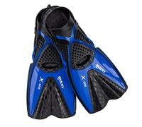 Mares X-One - Pinne snorkeling corte e leggere, scarpetta aperta forata, tecnologia Channel Thrust, ideali per viaggi e immersioni tropicali