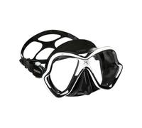 Mares X-Vision, Maschera per Immersioni in Silicone con Ampio Campo Visivo, Adulto, Unisex, Bianco e Nero