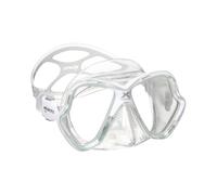 Mares X-Vision, Maschera per Immersioni in Silicone con Ampio Campo Visivo, Adulto, Unisex, Bianco e Trasparente