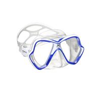 Mares Maschera subacquea X Vision Eco Box, Silicone, ampio campo visivo, unisex, blu/trasparente