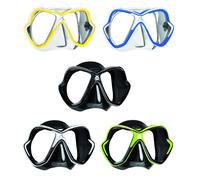 Mares X-Vision, Maschera per Immersioni in Silicone con Ampio Campo Visivo, Adulto, Unisex, Bianco e Trasparente