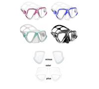 Mares X-Vision Mid 2.0 Maschera Subacquea Con Aiuto Visivo Positivo E Negativo