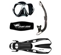 Mares X-Vision Nero/Bianco Set Di Snorkeling