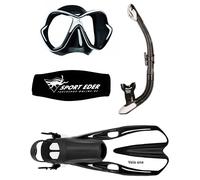 Mares X-Vision Nero/Bianco Set Di Snorkeling