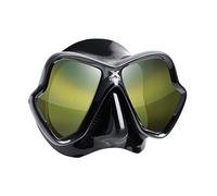 Mares X-Vision Ultra Liquid Skin - Maschera subacquea (nero/oro a specchio)