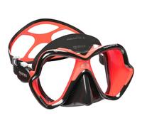 Mares X-Vision Ultra LS, Maschera per Immersioni Design Idrodinamico in Bi-Silicone, Adulto, Taglia Unica, Nero e Rosso