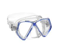 Mares Zephir Jr - Maschera subacquea per bambini con doppia lente temperata, micro-frame, faciale in siliter e fibbie EZ Adjust 360°