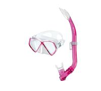 Mares Zephir Junior - Set da snorkeling e boccaglio per bambini, colore: rosa