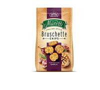 Maretti Bruschette Chips - Slow Roasted Garlic - trucioli di pane con aglio tostato - 150 g