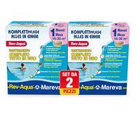 Mareva 2x Rev Aqua 18-30 mc Kit Risparmio 2 Mesi di Trattamento per Piscina