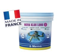 Mareva Reva Klor Long 1 Tricloro 100% Cloro lento di qualità in pastiglie 250g
