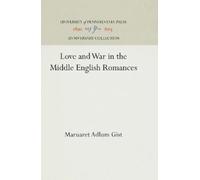 Margaret Adlum Gis Love and War in the Middle English Romance (Copertina rigida)