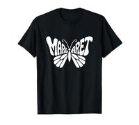 Margaret Butterfly - Personalizzato Carino Nome Word Art Maglietta