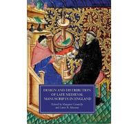 Margaret Connol Design and Distribution of Late Medieval Manu (Copertina rigida)