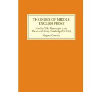 Margaret Connolly The Index of Middle English Prose (Copertina rigida)