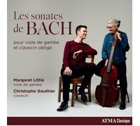 Margaret Little Les Sonates De Bach for Viola Da Gamba and Obbligato Harpsi (CD)