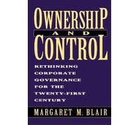 Margaret M. Blair Ownership and Control (Tascabile)