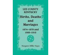 Margaret Millar Lee County, Kentucky, Births, Deaths, and Marriages (Tascabile)