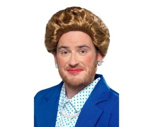 Margaret Thatcher Parrucca Ferro Donna UK Prime Ministro 80s Costume Parrucca