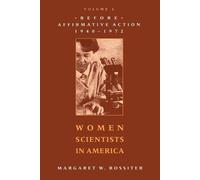 Margaret W. Rossiter Women Scientists in America (Tascabile)
