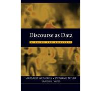 Margaret Wetherell Discourse as Data (Tascabile)