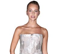 Margarida Corceiro (Silver Dress) Half Body Buddy Cutout