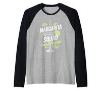Margarita Tequila Rosa Maglia con Maniche Raglan