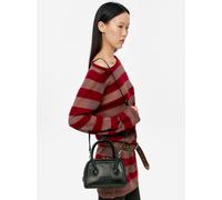 MARGE SHERWOOD Soft Tote Mini - pelle nera estraibile (con cinturino)