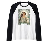 Margherita Classica Art Nouveau Maglia con Maniche Raglan