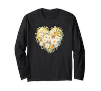 Margherita, Cuore, Amore, Fiore, Moda Maglia a Manica
