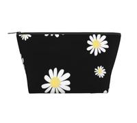 Margherita Nera, Borsa da toilette Borsa per trucco Borsa per cosmetici Borsa da toilette da viaggio portatile